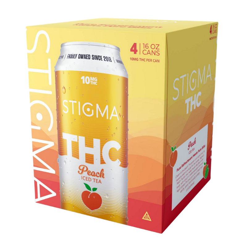 10mg THC Peach Iced Tea (16 oz)
