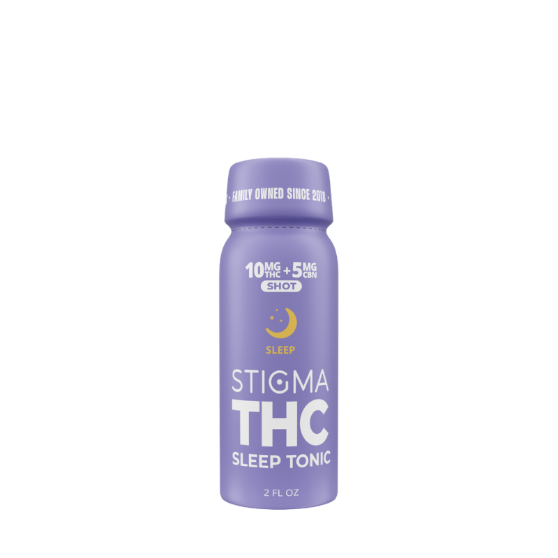 THC Shot Sleep Tonic (2oz) 4 Pack | 10mg THC 5mg CBN – Stigma THC