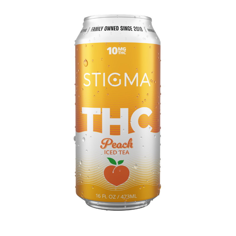 10mg THC Peach Iced Tea (16 oz)
