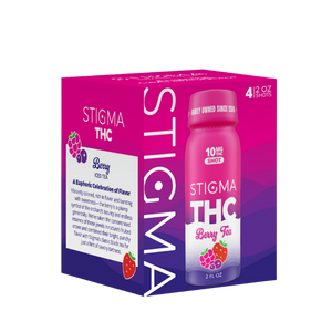 10mg THC Shot Berry Tea (2oz) - 4 Pack