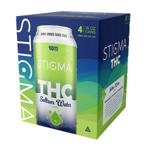 10mg THC Lime Seltzer Water (16oz)