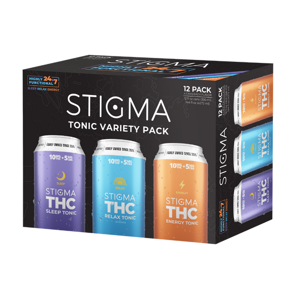 THC Tonic Variety Pack - 12 Pack