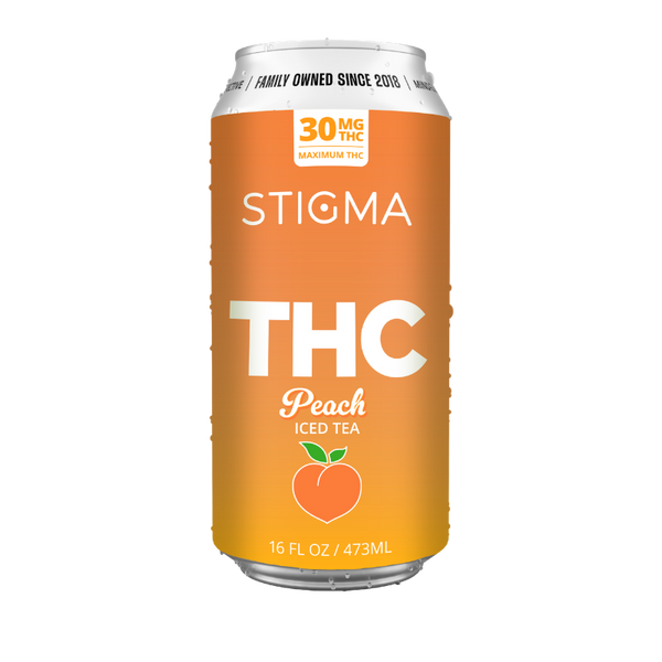 30MG THC Peach Iced Tea (16 oz)