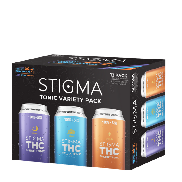 THC Tonic Variety Pack - 12 Pack