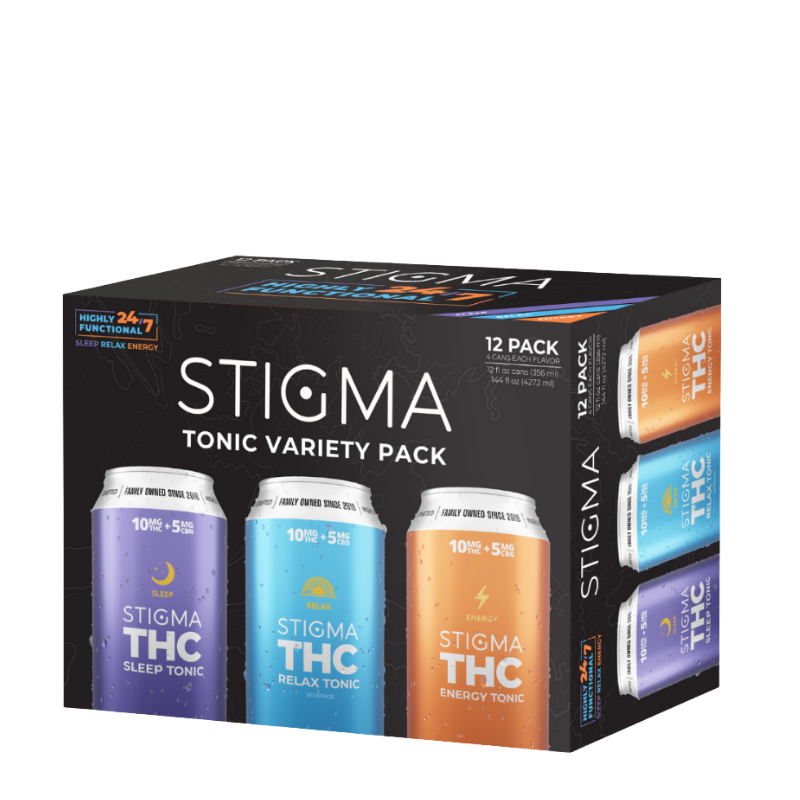 10mg THC Tonic Variety Pack - 12 Pack