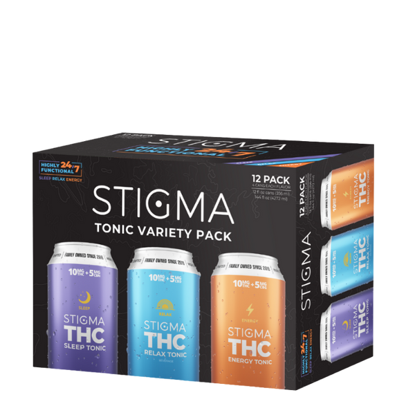 THC Tonic Variety Pack - 12 Pack