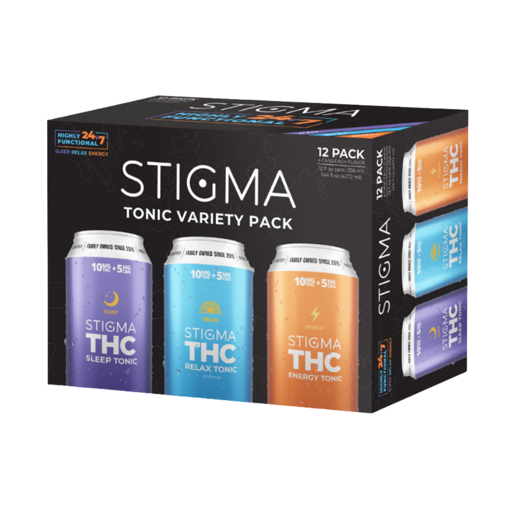 THC Tonic Variety Pack - 12 Pack