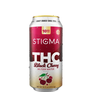 10mg THC Black Cherry Seltzer Water (16oz)
