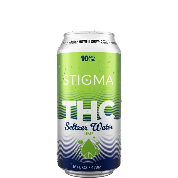 10mg THC Lime Seltzer Water (16oz)