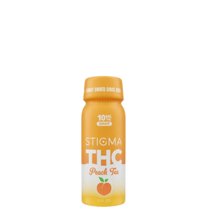 10mg THC Shot Peach Tea (2oz) - 4 Pack