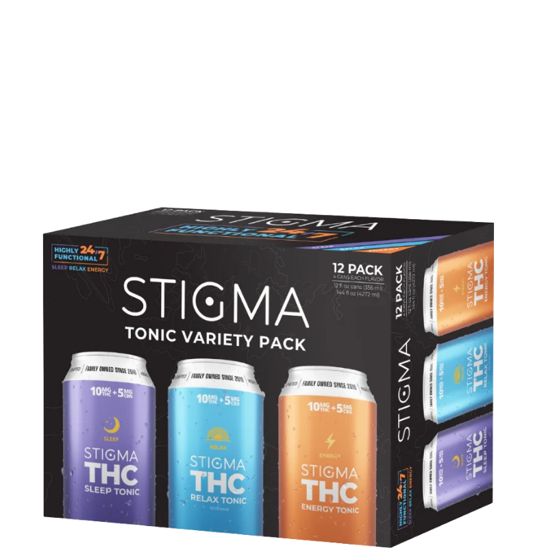 10mg THC Tonic Variety Pack - 12 Pack