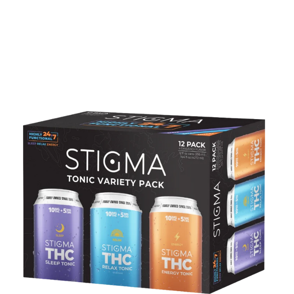 10mg THC Tonic Variety Pack - 12 Pack