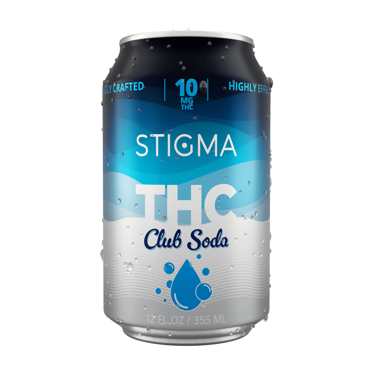 image of a can of Stigma THC Club Soda