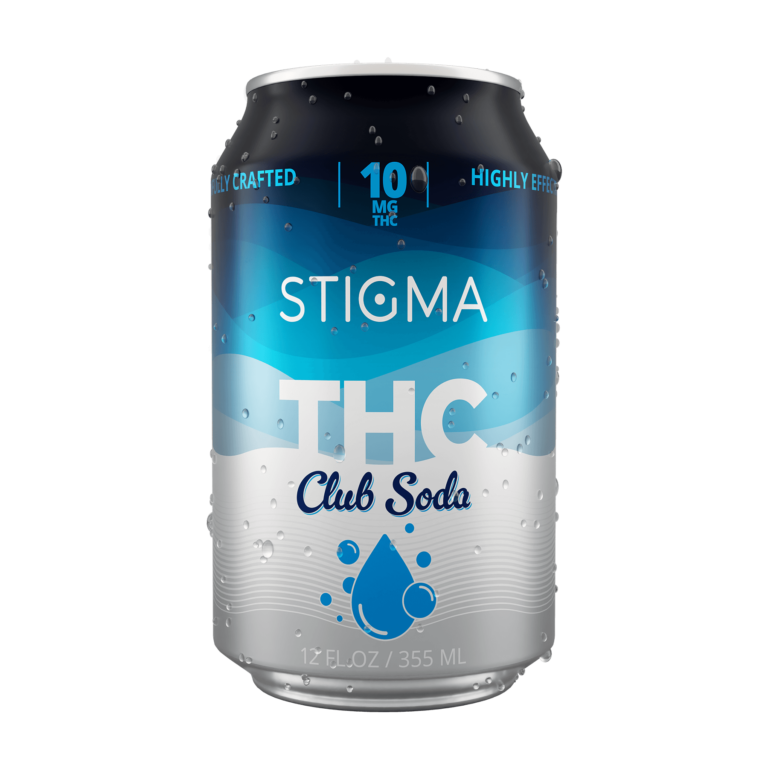 image of a can of Stigma THC Club Soda