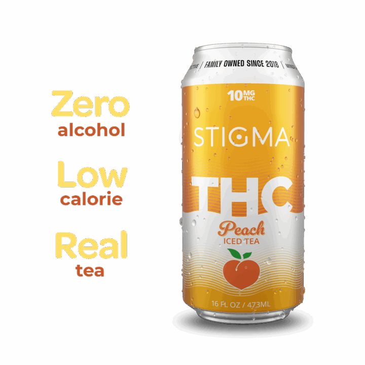 THC Peach Iced Tea