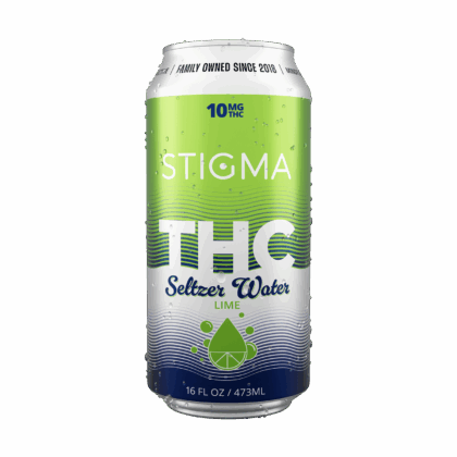 THC Lime Seltzer Water